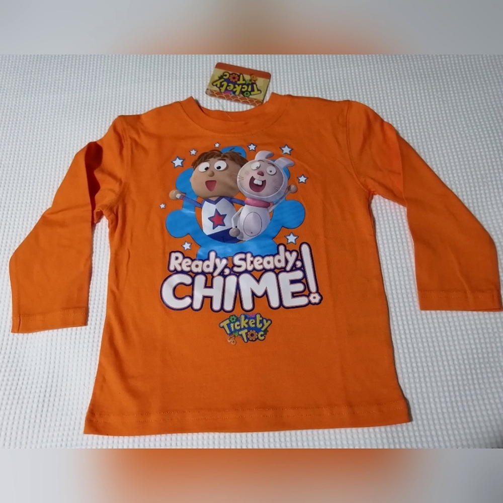 🔥SALE🔥 Tickety Toc Tommy Hopperoo Boy's Unisex T-shirt Tee NWT Size 3T